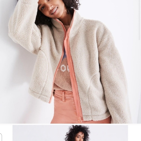 Madewell Haight Fleece Jacket - Picture 3 of 7